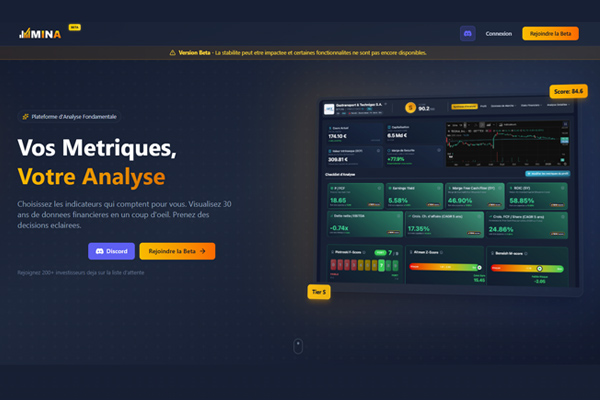 MINAScore analyse financière